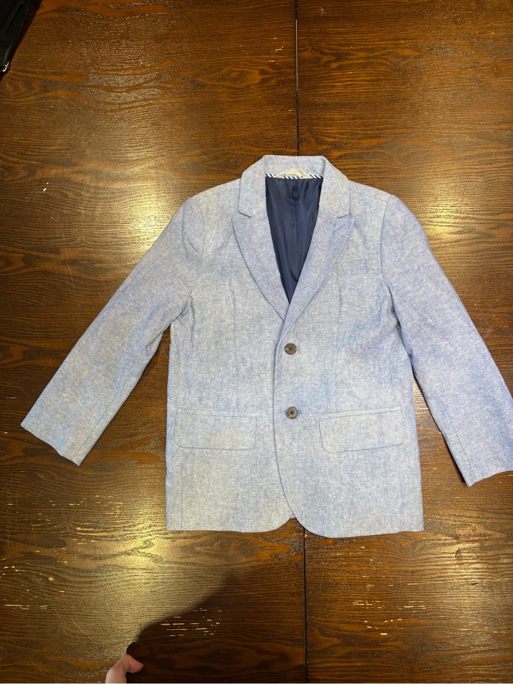 Light Blue Boys Blazer Jacket